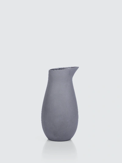 Aida Raw Stoneware Pitcher In Grey