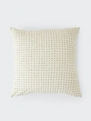 Anchal Project Organic Cotton Cross Throw Pillow Cover In White