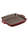 STAUB 13" SQUARE DOUBLE HANDLE GRILL PAN,0400098887712