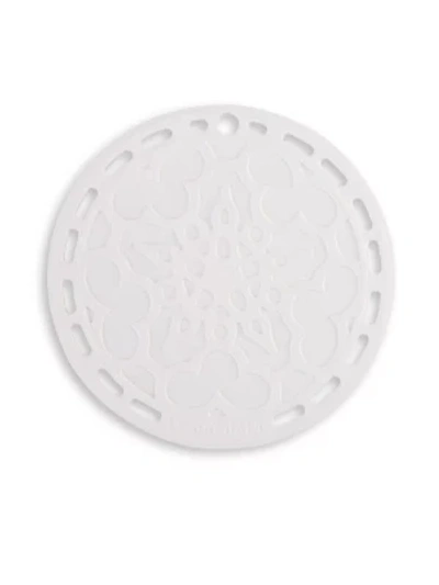 Le Creuset Silicone French Trivet In White