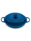 Le Creuset 3.5-quart Stoneware Braiser In Marine