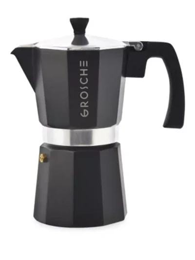 Grosche Milano 9-cup Stove Top Espresso Maker In Black
