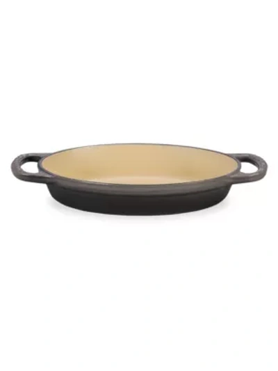 Le Creuset 5/8-quart Signature Cast Iron Oval Baker In Oyster