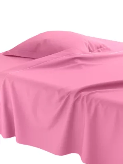Anne De Solene Vexin Cotton Flat Sheet In Pivoine