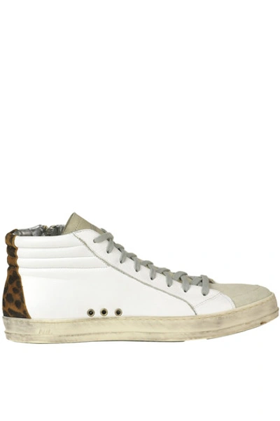 P448 Women's Skate High-top Trainers In White