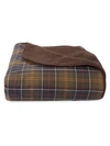 Barbour Reversible Large Dog Blanket In Classic Brown