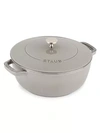 Staub 3.75-quart Essential French Oven In Graphite Grey