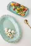 Anthropologie Old Havana Platter By  In Blue Size P