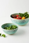 Anthropologie Old Havana Serving Bowl By  In Blue Size Xs