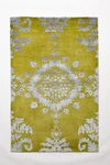 Anthropologie Stonewashed Medallion Rug By  In Green Size 5x8