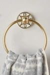 ANTHROPOLOGIE LAUNIS TOWEL RING BY ANTHROPOLOGIE IN BROWN SIZE M,B41104084