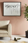 Anthropologie Pups Wall Art By  In Black Size M