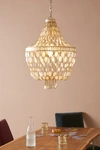 ANTHROPOLOGIE OVAL CAPIZ CHANDELIER,44466225