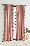 ANTHROPOLOGIE MINDRA CURTAIN BY ANTHROPOLOGIE IN PINK SIZE 50" X 96",47050596