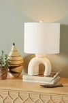Anthropologie Mesa Ceramic Lamp Ensemble By  In White Size S