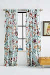 Anthropologie Cecilia Curtain By  In Green Size 50" X 96"