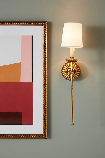 Anthropologie Clove Sconce In Gold