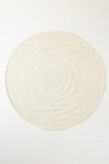 Anthropologie Handwoven Lorne Round Rug By  In White Size 4 D