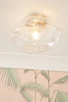 ANTHROPOLOGIE IRIDESCENT FLUSHMOUNT CEILING LIGHT,51980357