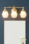 Anthropologie Bumblebee Vanity Sconce By  In White Size M