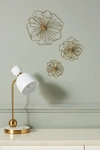 Anthropologie Paulene Wire Wallflowers, Set Of 3 In Brown