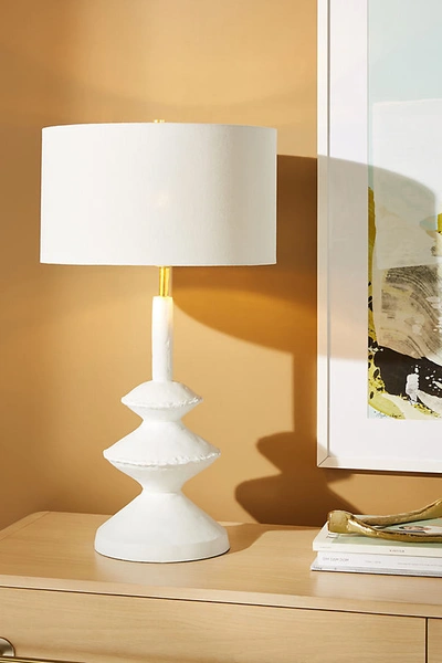 Anthropologie Hope Table Lamp By  In White Size S