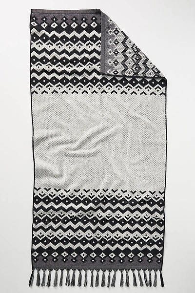 Anthropologie Casablanca Towel Collection In Black