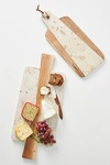 ANTHROPOLOGIE MARBLED ACACIA CHEESE BOARD BY ANTHROPOLOGIE IN BEIGE SIZE COASTERS,53909263