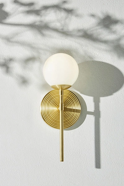 Anthropologie Ruth Sconce In Gold