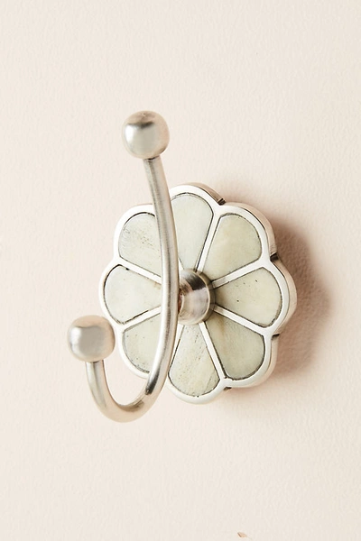 Anthropologie Botanist Towel Hook In Silver