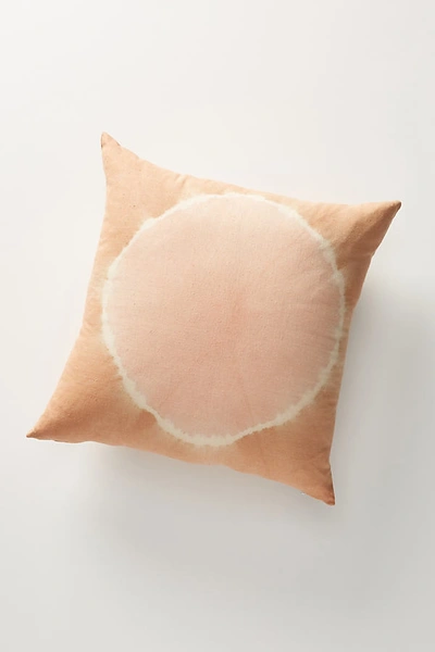 Anthropologie Flower-dyed Ardel Pillow By  In Pink Size 20 In Sq