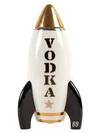 Jonathan Adler 24k Gold Detailed Vodka Rocket Decanter In White