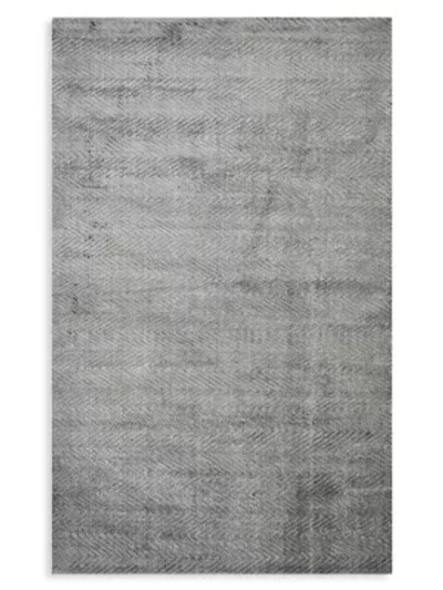 Solo Rugs Chevelle Loom-knotted Area Rug In Charcoal