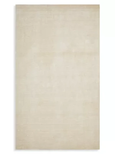 Solo Rugs Lodhi Contemporary Loom Knotted Linen-blend Area Rug In Sepia