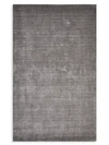 Solo Rugs Lodhi Contemporary Loom Knotted Linen-blend Area Rug In Silver