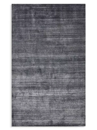 Solo Rugs Harbor Contemporary Loom Knotted Wool-blend Area Rug In Marengo