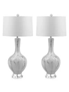Safavieh 2-piece Griffith Table Lamps In White Grey