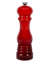 Le Creuset Pepper Mill With Adjustable Grind Setting In Cerise