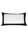 Frette Bold Sham In Milk Black