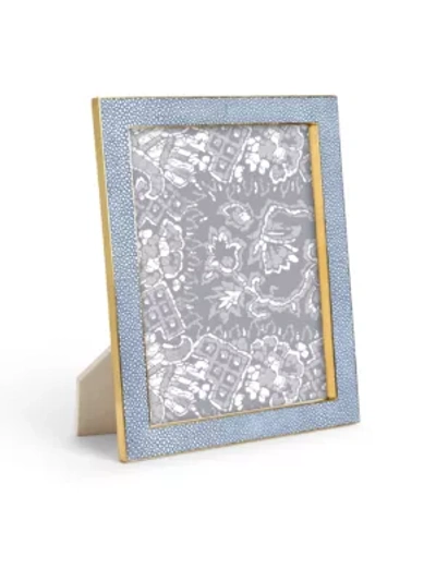 Aerin Shagreen Picture Frame In Blue