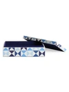 Jonathan Adler Medium Sorrento Box In Blue