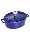 Staub 5.75-quart Coq Au Vin Enameled Cast Iron Cocotte In Dark Blue