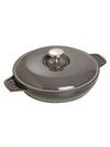 Staub 7.9" Round Covered Baking Dish In Graphite Grey
