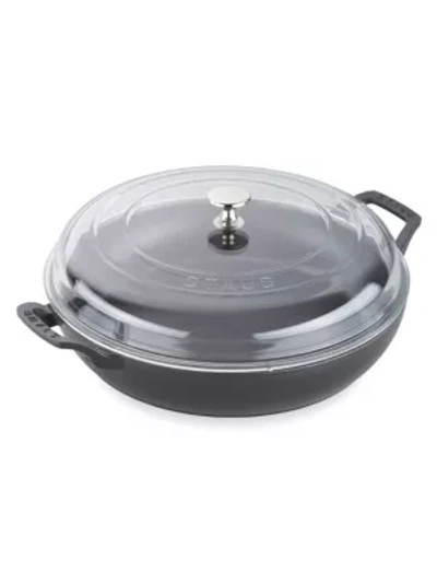 STAUB 3.5-QUART BRAISER & GLASS LID,400098887251