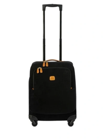 Bric's Life 21" Carry-on Spinner In Black Cognac