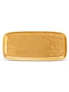 L'objet Alchimie 24k Gold Rectangular Platter