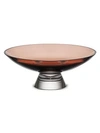 Nude Glass Silhouette Medium Two-tone Glass Bowl In Caramel