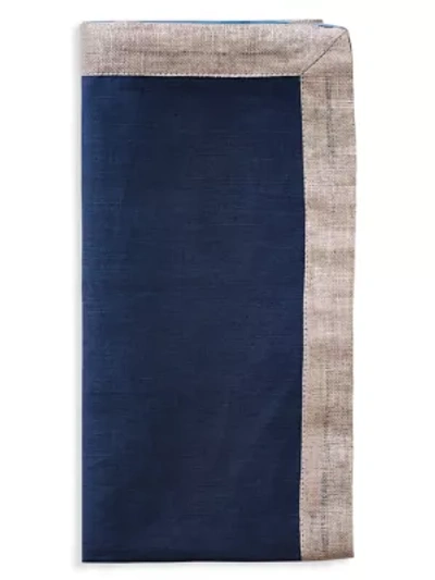 Kim Seybert Dip-dye Napkin In Blue