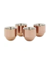 TOM DIXON 4-PIECE BREW ESPRESSO CUPS,0400088401385