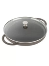 Staub Round Steam Grill/12" In Graphite Grey